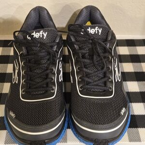 Defy Women's Black and Blue Sneakers